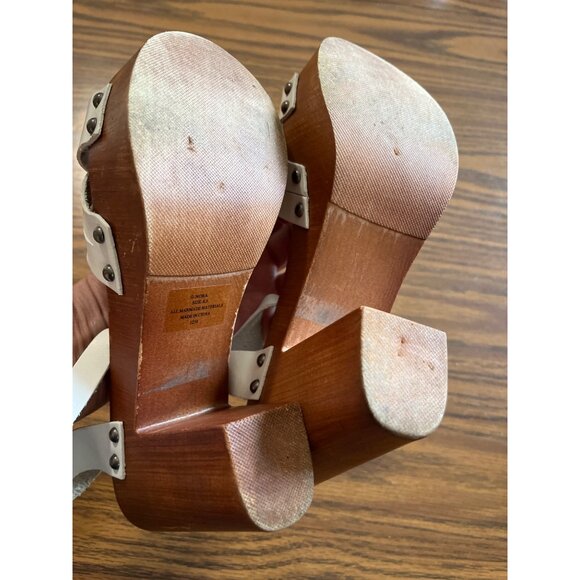 Madden Girl G-Nora white platform sandals size 8.5 - Picture 6 of 7